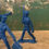 Thumbnail: Tim Mee 70 mm 4 Blue Plastic Figures US Sailors