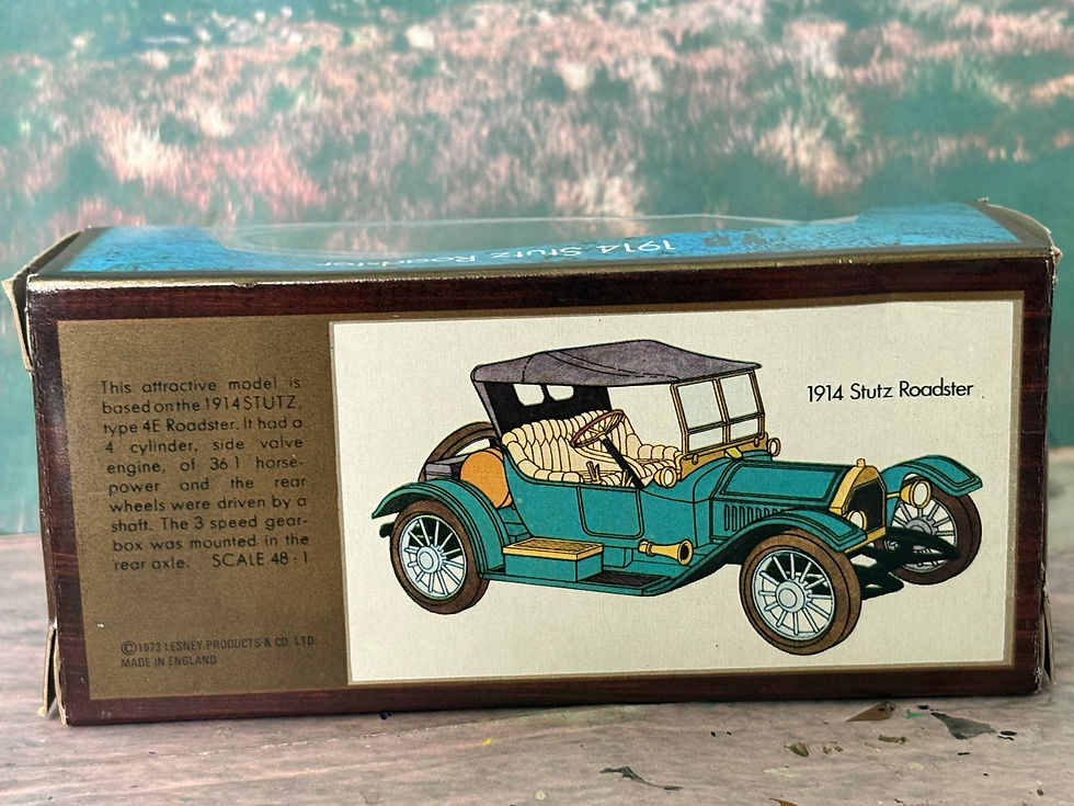 Thumbnail: Matchbox Models of Yesteryear model Y8 1914 Stutz Roadster Boxed