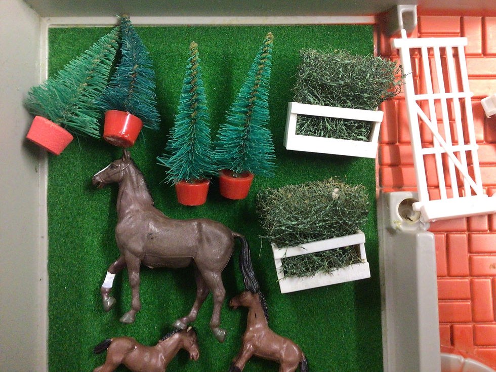 Thumbnail: W. Britain's 4714  Model Riding School Boxed Made in England