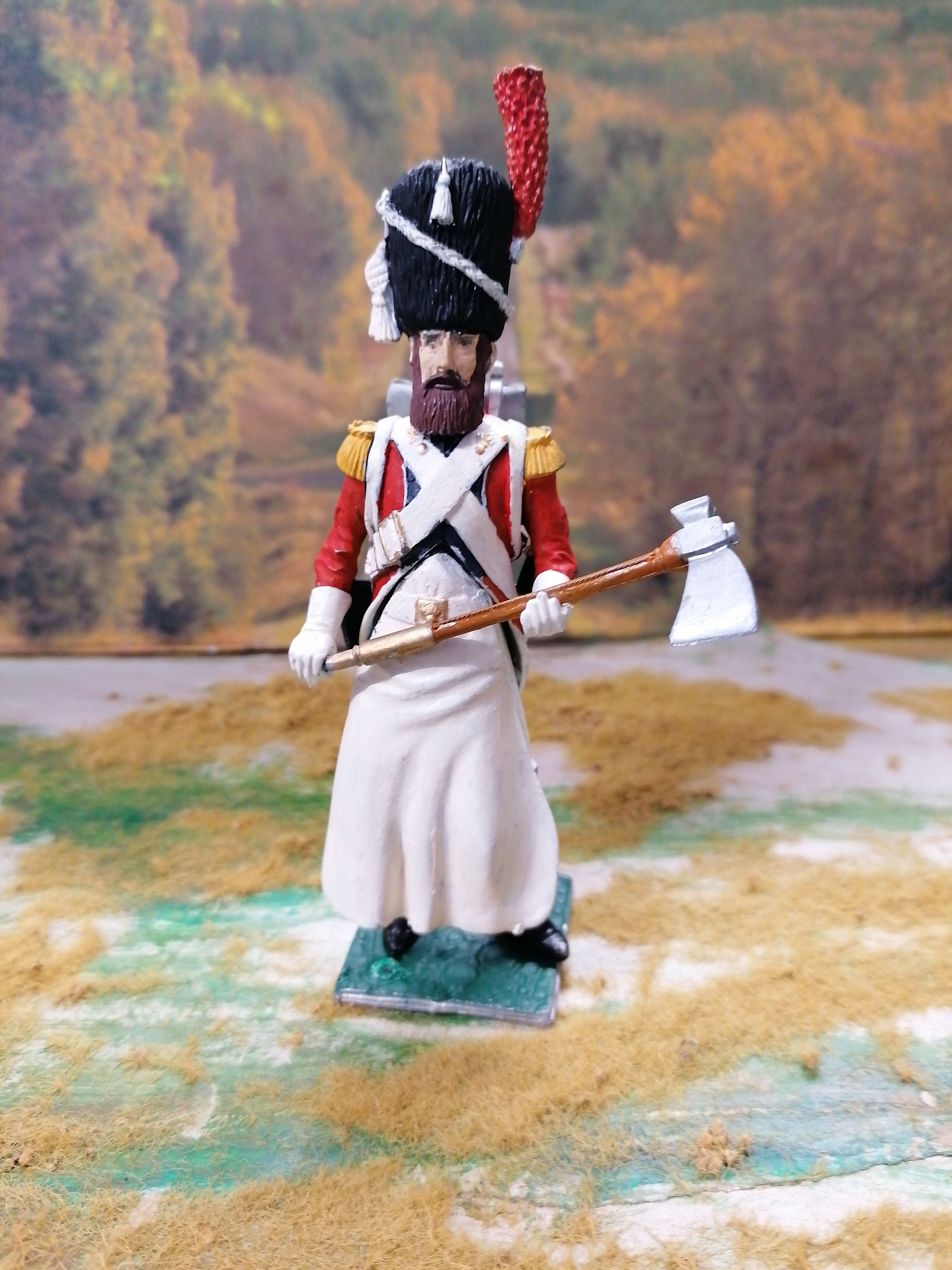 Le Cimier Metal Figure 90mm French Infantry The Old Guard Waterloo