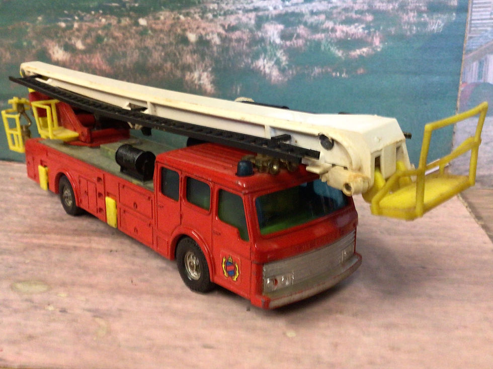 Thumbnail: Corgi Major 1126 Dennis Simon Snorkel Fire Truck