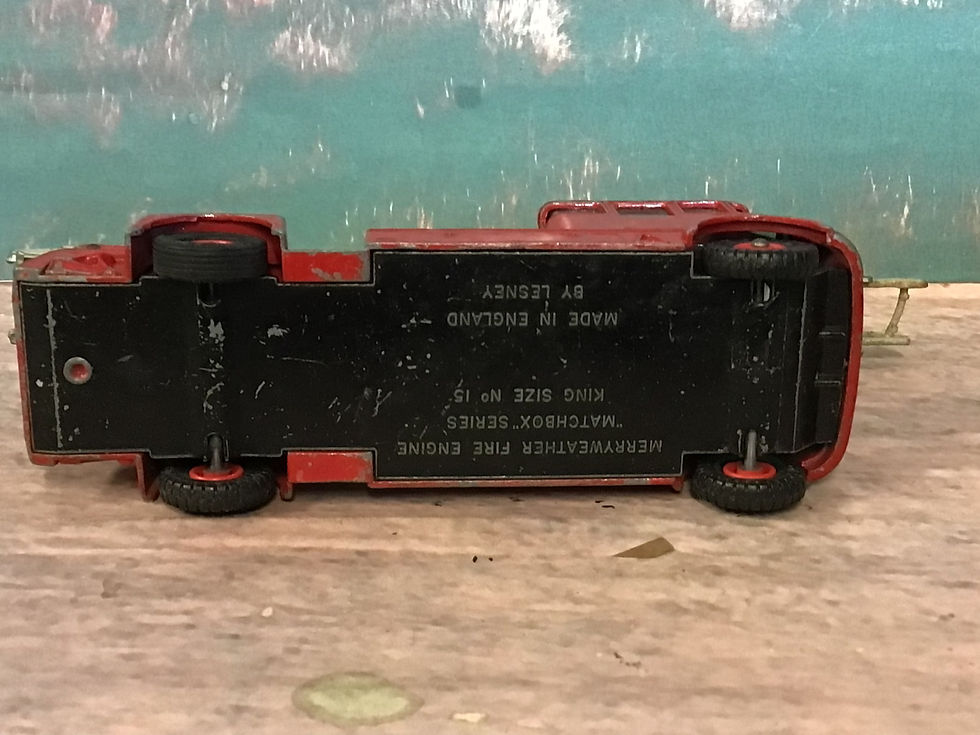 Thumbnail: VINTAGE MATCHBOX MERRYWEATHER FIRE ENGINE KING SIZE NUMBER 15
