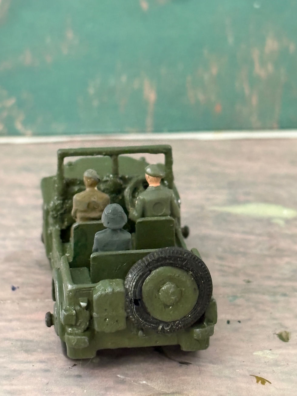 Thumbnail: Dinky Toys 674 Austin Champ Army Jeep Made in England
