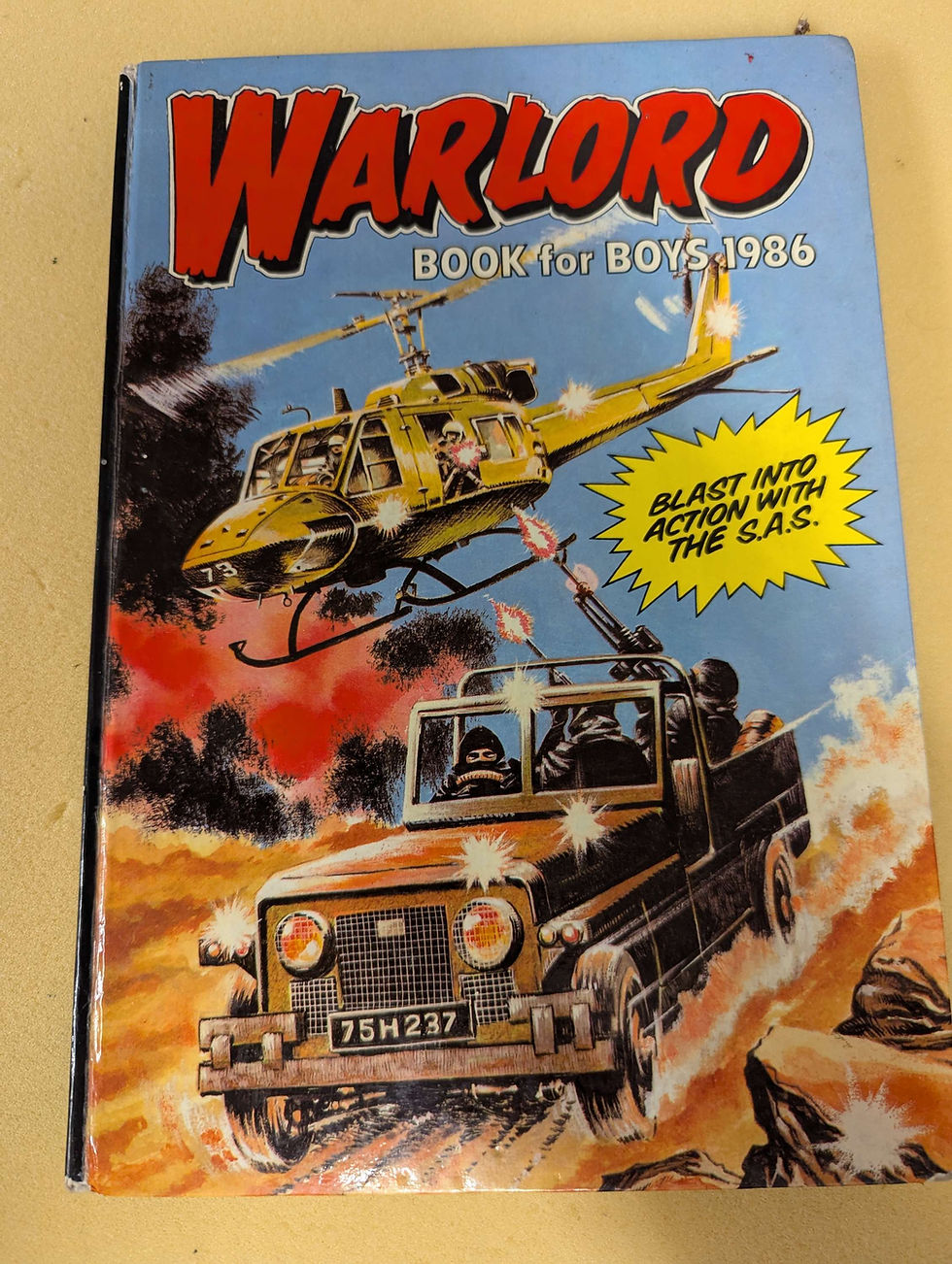 Thumbnail: Warlord Book For Boys 1986 Vintage Annual DC Thompson
