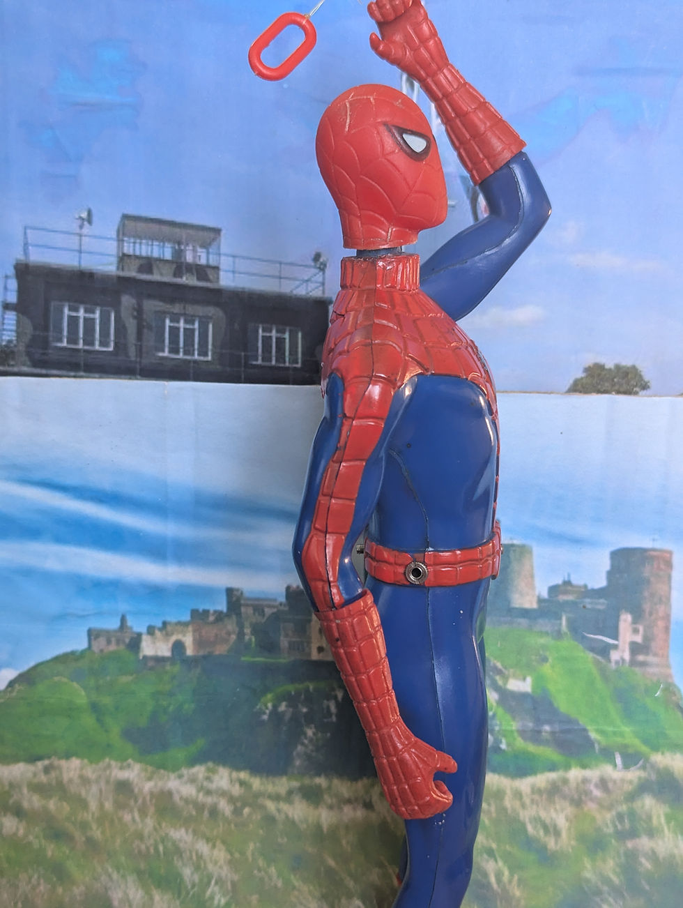 Thumbnail: Vintage 1978s Remco Energized Climbing Spiderman figure Marvel