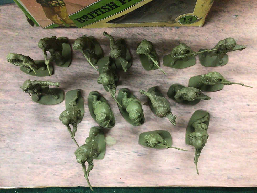 Thumbnail: Airfix British Paratroopers WWII 1981 Boxed 1/32