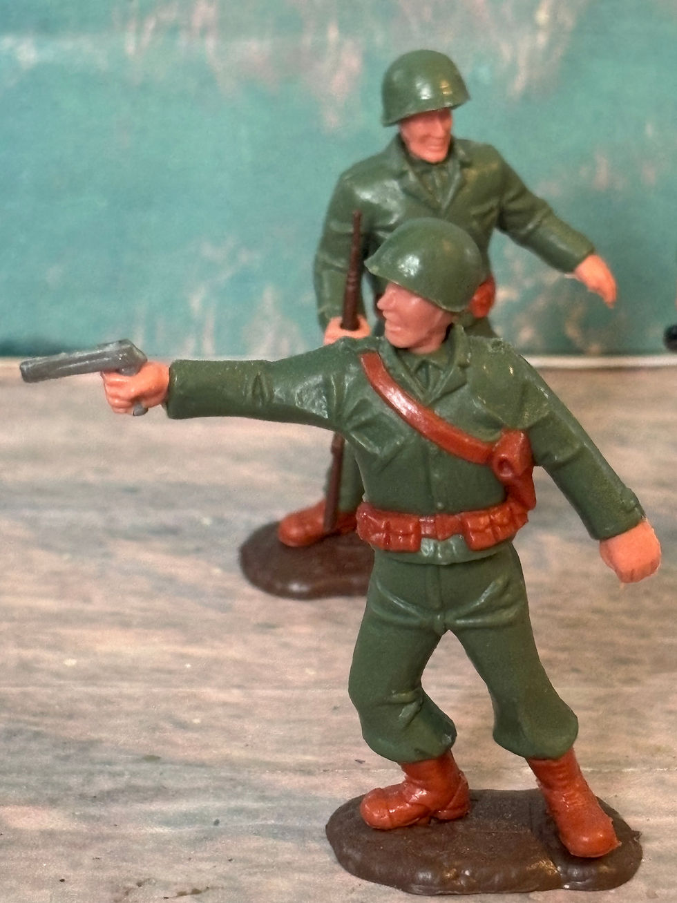 Thumbnail: Timpo Toys Swoppet's  1/32 Plastic Figure American Infantry x4