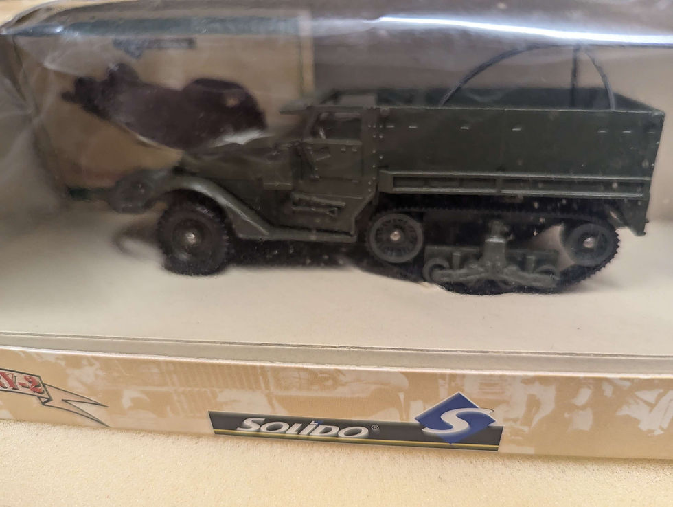 Thumbnail: Vintage Solido 50th Anniversary VE Day 6203 Half Track Radio M3 US