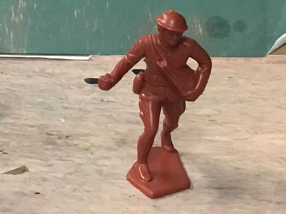 Thumbnail: Marx Recast US Doughboys Full Set X5  60mm