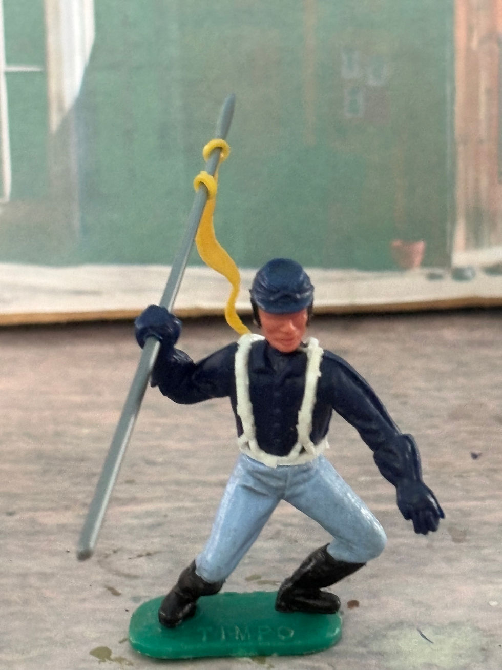 Thumbnail: Timpo  Swoppet's  Plastic Figures US Cavalry Individual Figures