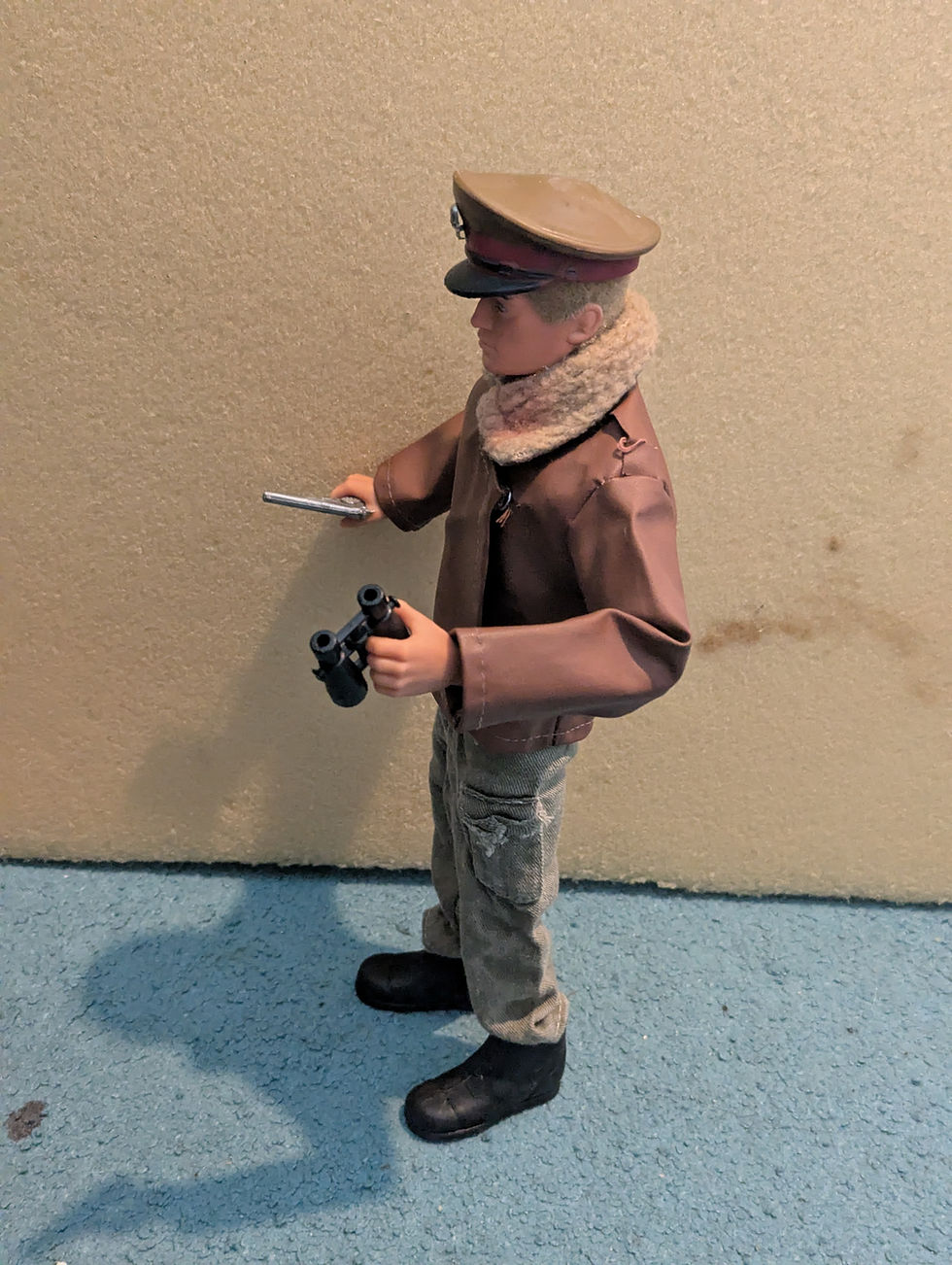 Thumbnail: Vintage Palitoy Action Man Eagle Eyes British Army Officer WWII