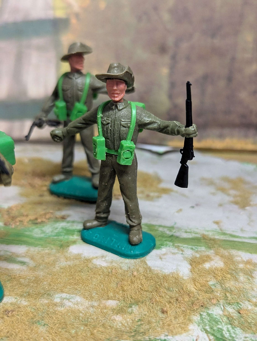 Thumbnail: Timpo Toys Swoppet Australian Infantry Soldier  6 Standing Figures
