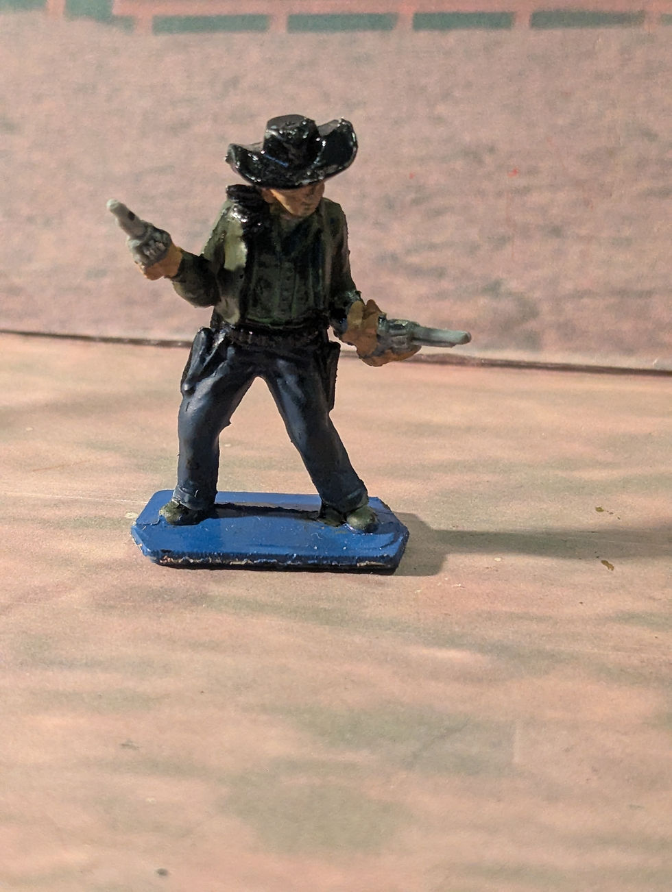 Thumbnail: Vintage Lone Star Harvey Painted Plastic Wild West Cowboys Individual