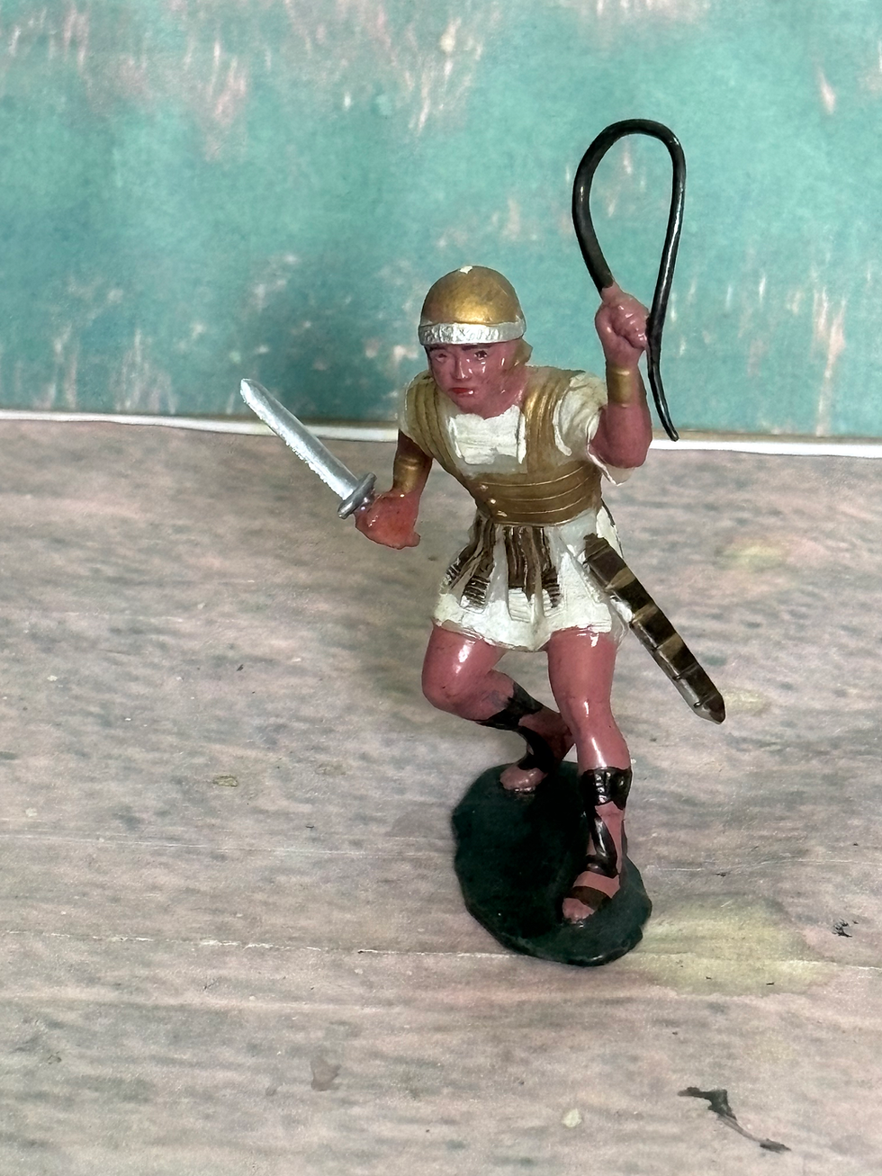 Thumbnail: Marx 60mm Warriors Of The World Figures Roman Various Hard Plastic