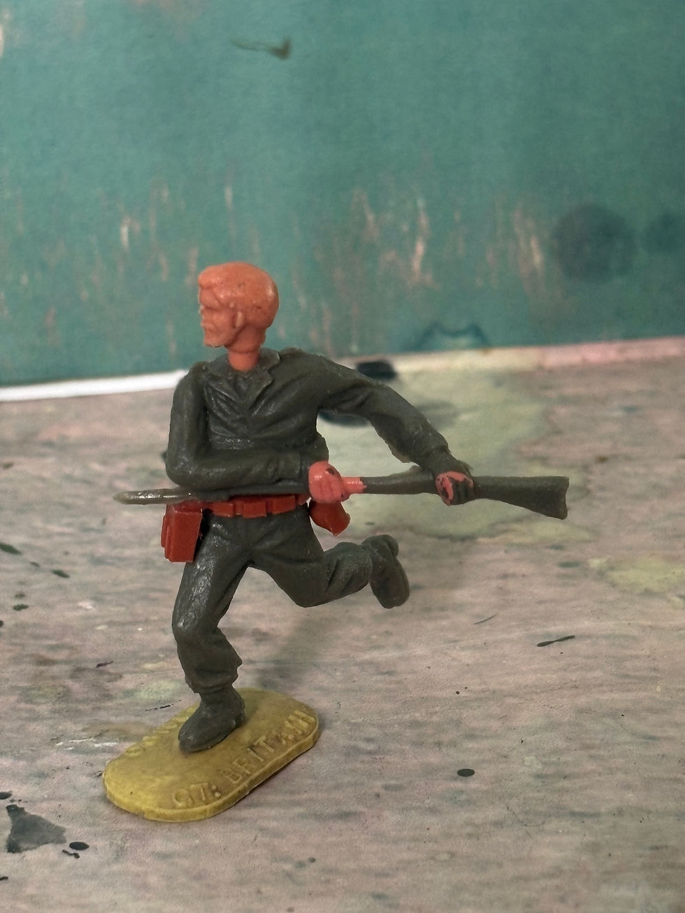 Thumbnail: Timpo Toys Early Style Swoppet's  1/32 Plastic Figure British Infantry x 6