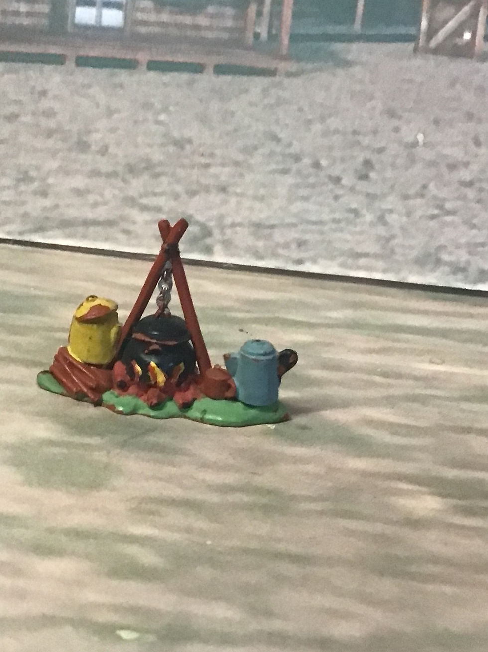 Thumbnail: Herald Native American Camp Fire and Pots  H1-9