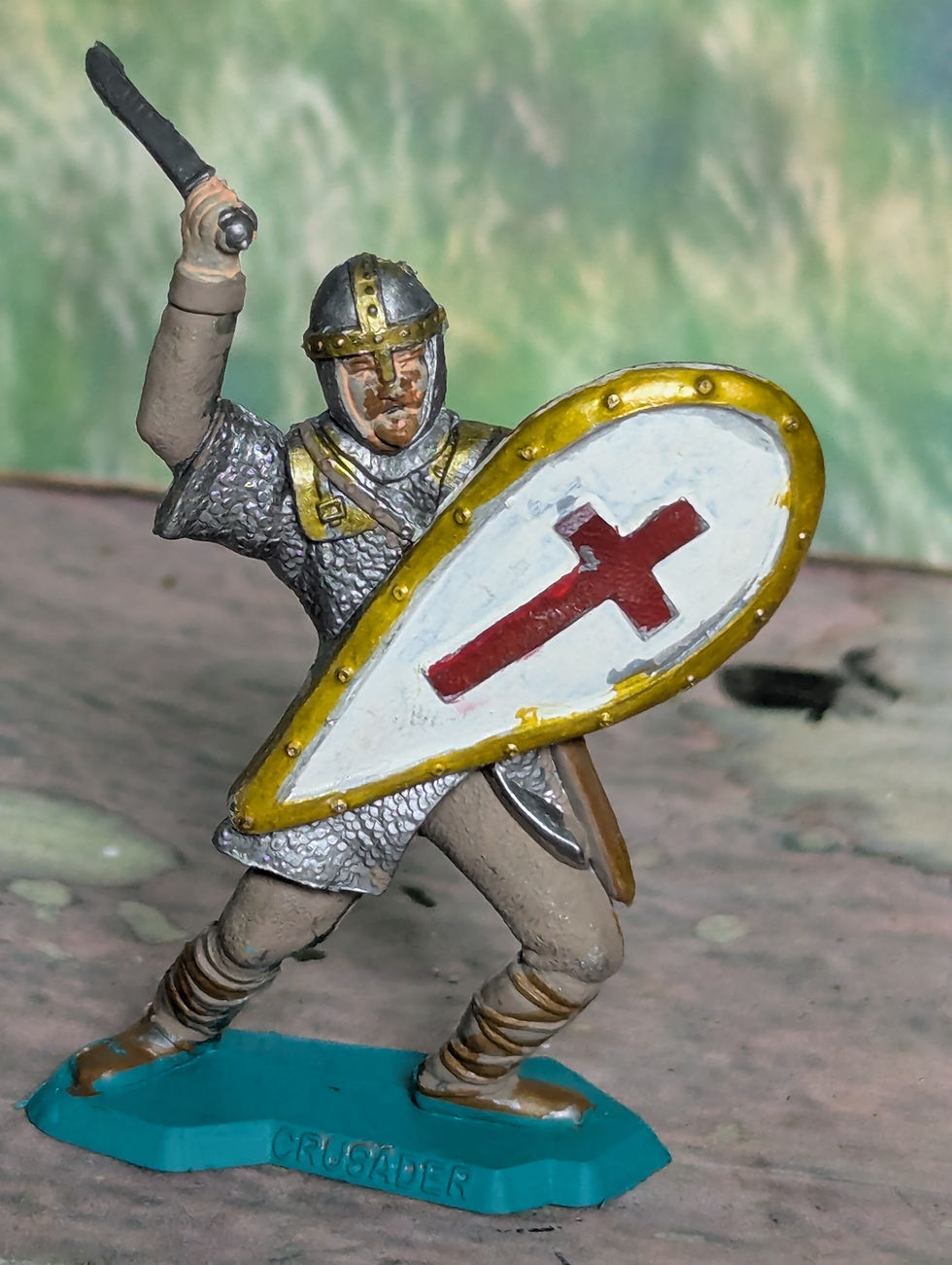 Thumbnail: Painted Rubenstein Warriors of the World Norman Knight