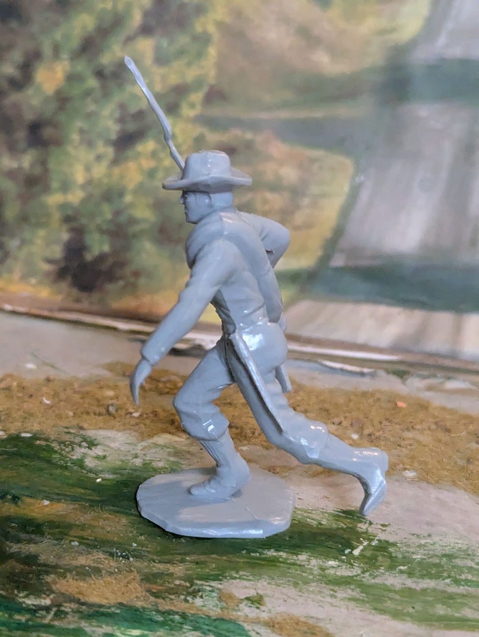 Thumbnail: Marx 54mm Confederate Infantry ACW Various Figures