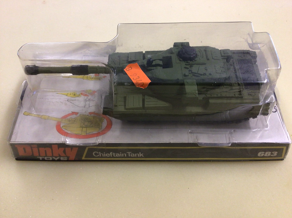 Thumbnail: Vintage Diecast Dinky Toys  Chieftain Tank 683 1972-79 boxed