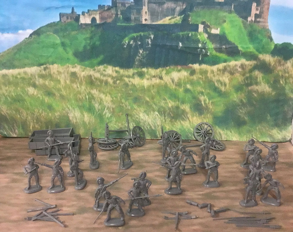 Thumbnail: HaT Set 8003  British Rocket Troops Full Set 24 figures. 4 Rockets and Wagons