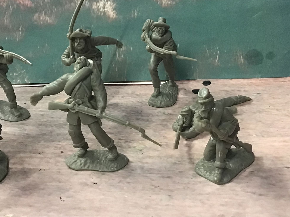 Thumbnail: CTS Plastic Figures 60mm ACW Confederate Infantry X9
