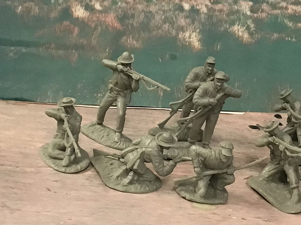 Thumbnail: Cunningham Plastic Figures 1/32 Confederate Infantry, 44th Tennessee