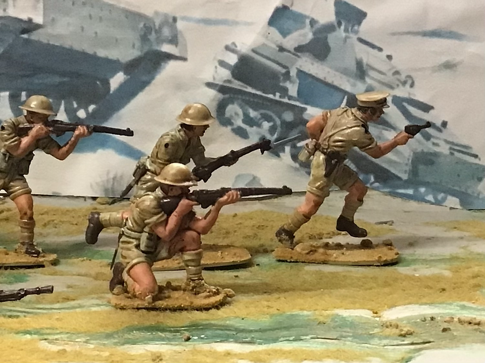 Thumbnail: 15x Airfix WWII British Infantry Africa 1/32 painted All Excellent