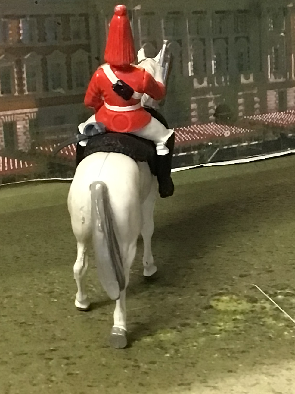 Thumbnail: WILLIAM BRITAINS LIFEGUARD 7247 TROOPER WITH TRUMPET