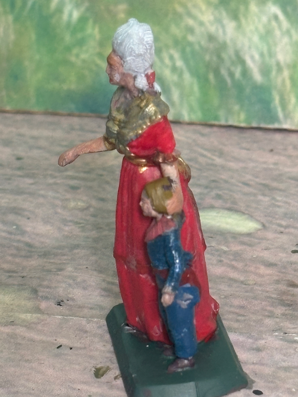 Thumbnail: Mokarex 60mm French Revolution Plastic Figures Marie Antoinette & the Dauphin