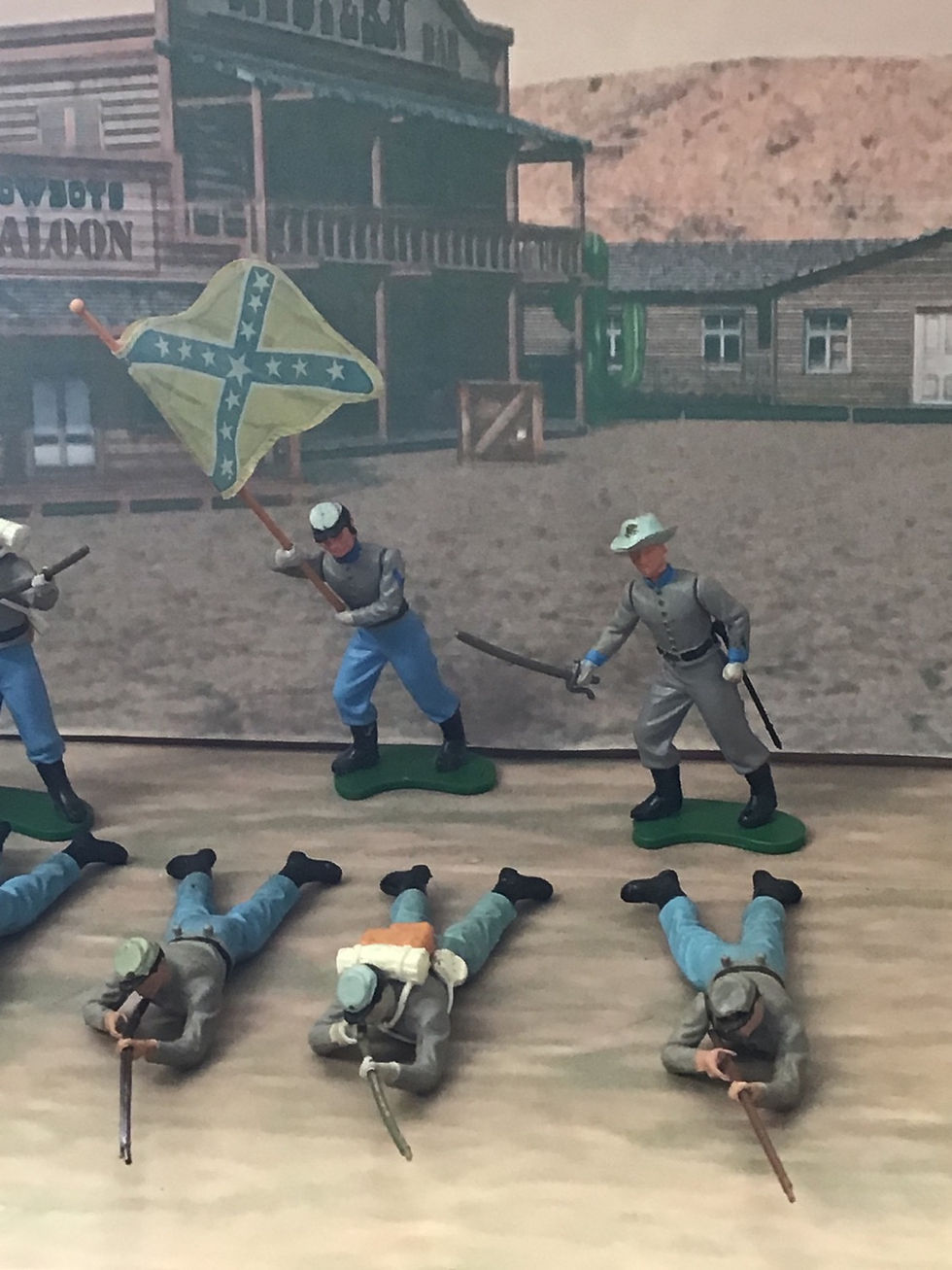 Thumbnail: BRITAINS 1960`S SWOPPET AMERICAN CIVIL WAR  CONFEDERATE INFANTRY