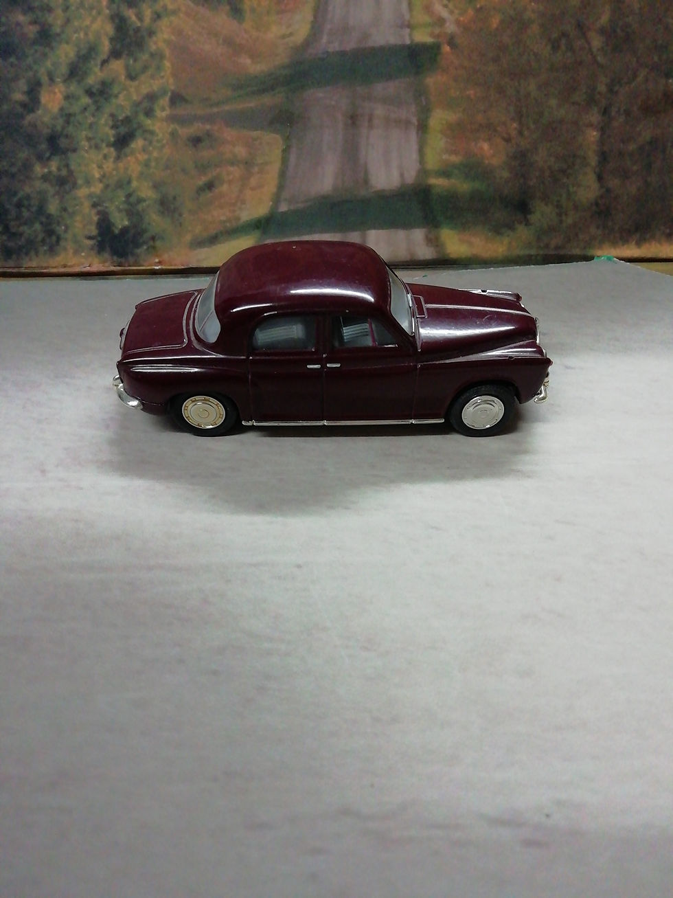 Thumbnail: Lledo Vanguards Rover P4 Burgundy