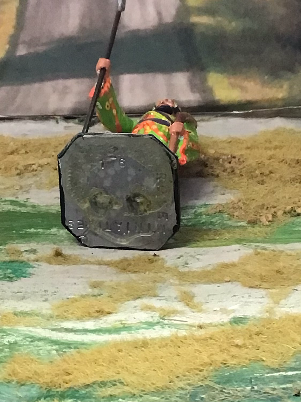 Thumbnail: Rose Minatures Ancient Persian Bowman With Spear 54mm Metal