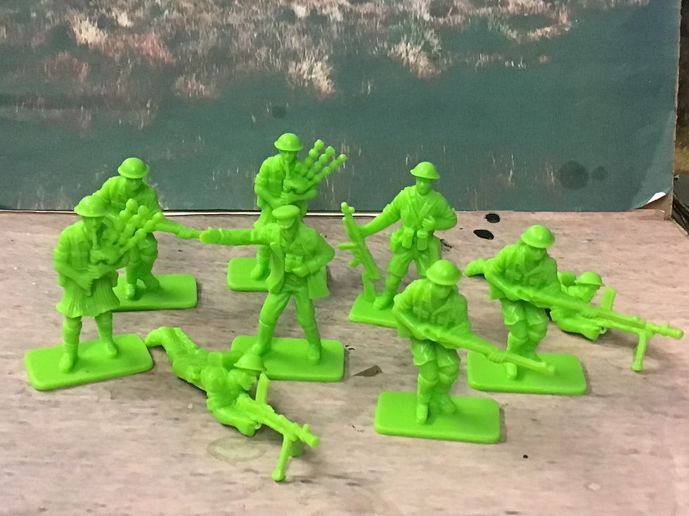Thumbnail: DGN Plastic Figures 60mm WWII Desert British Infantry 9