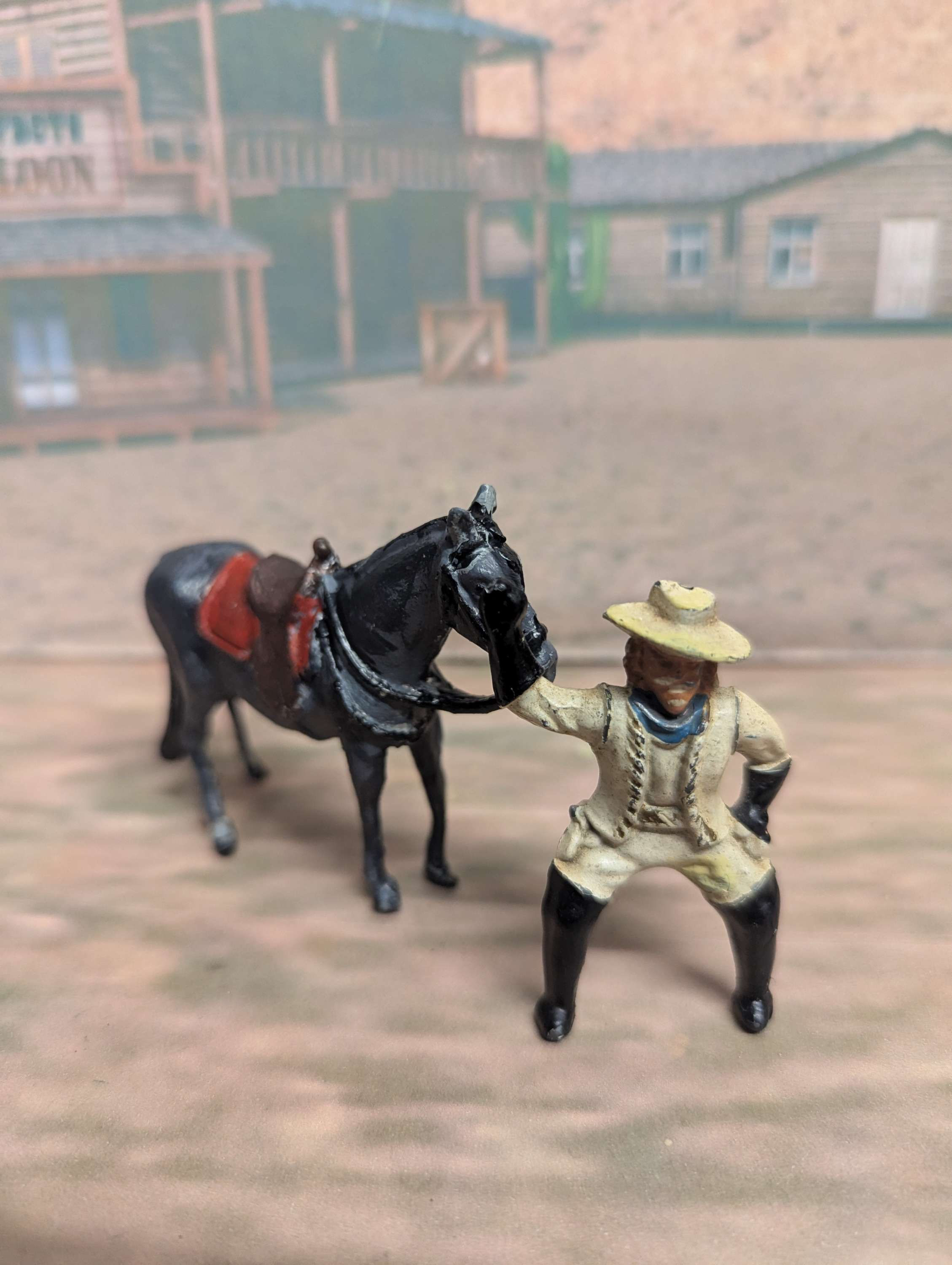 Unknown 1/32 Metal Hollow Cast Figure Buffalo Bill