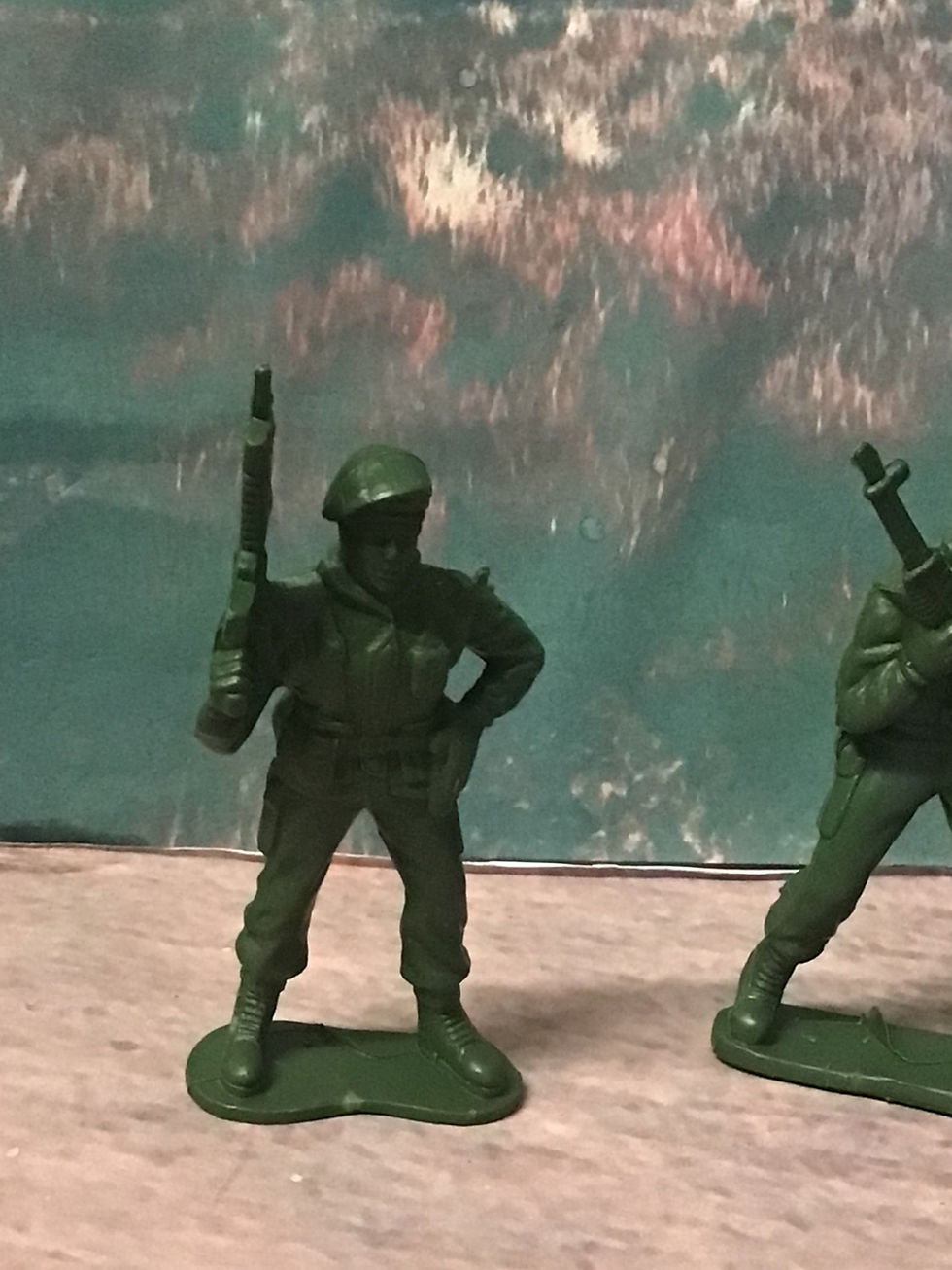 Thumbnail: Mars Type 54mm Plastic Figures Special Forces Green Plastic x 14