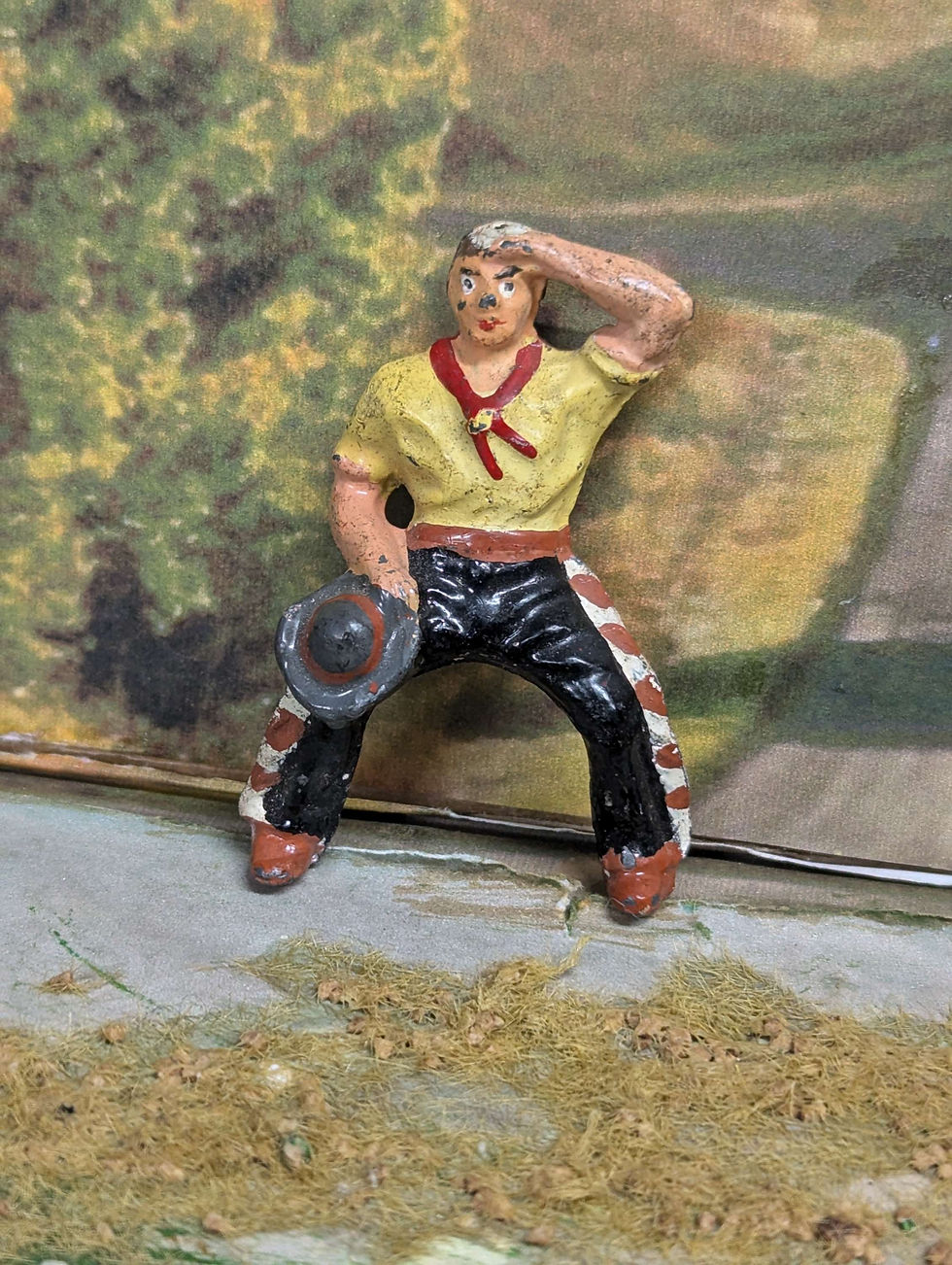 Thumbnail: Vintage Timpo Mounted Cowboy Metal 54mm