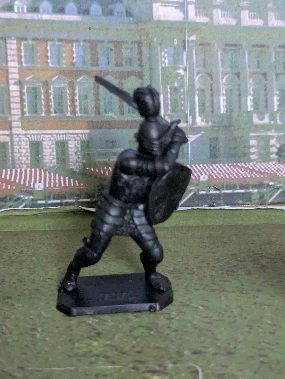 Thumbnail: Dulcop Black Plastic Knights x 6 70mm tall