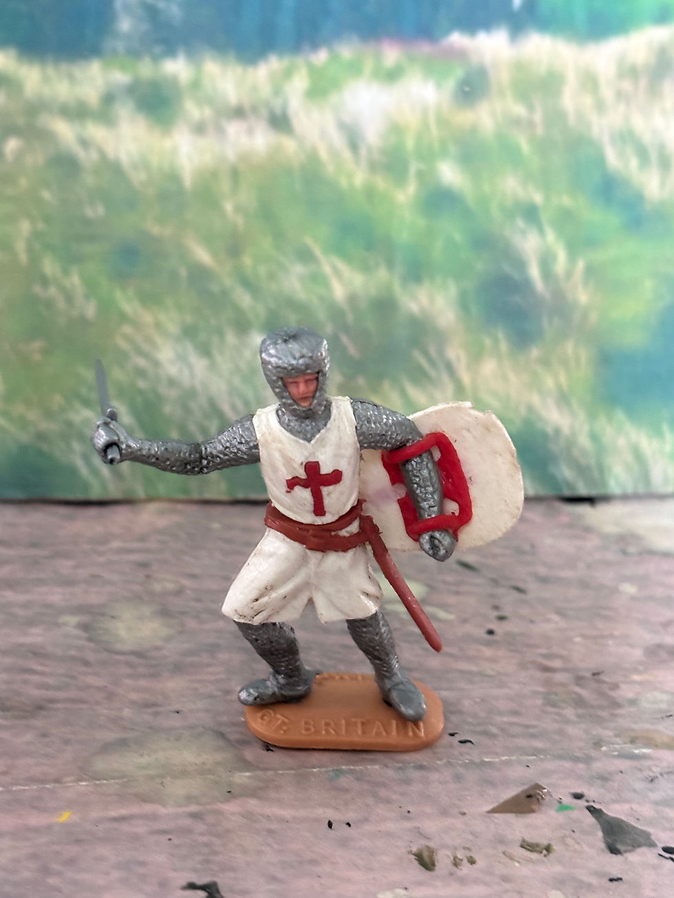 Thumbnail: Timpo Toys Swoppet's  1/32 Plastic Figures Templar Knights 1 +6