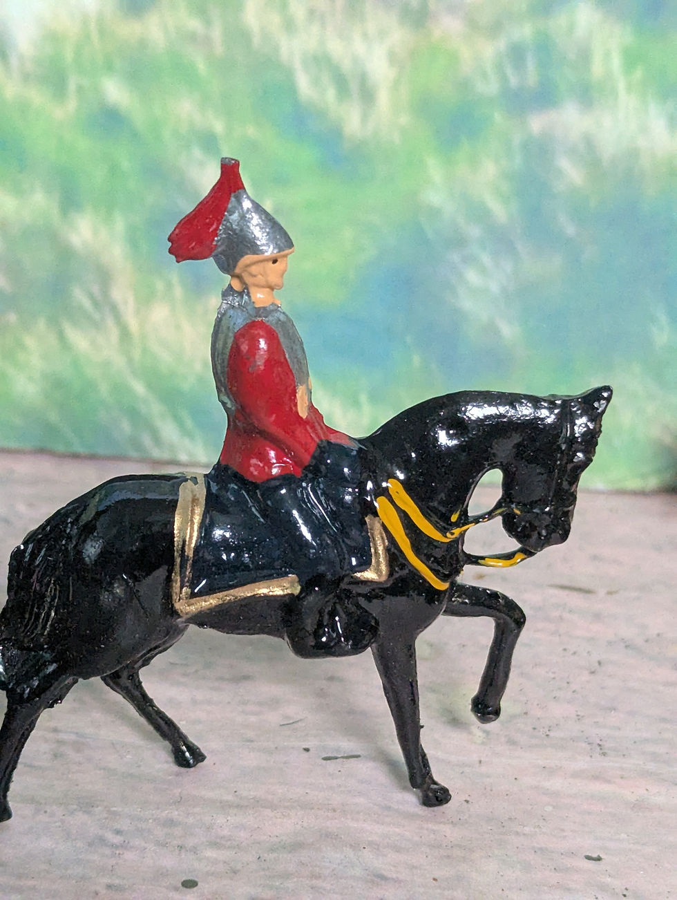 Thumbnail: Vintage Crescent Whitehall Set No. 1218 Metal Figures 1945 Boxed