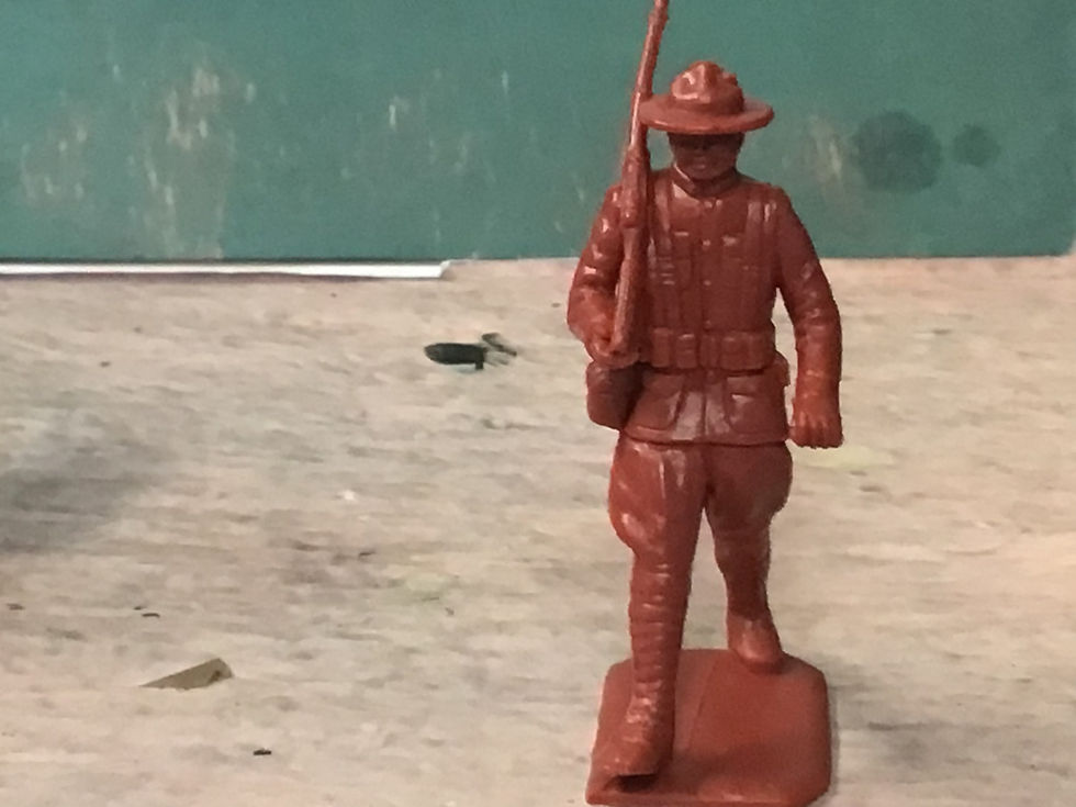Thumbnail: Marx Recast US Doughboys Full Set X5  60mm