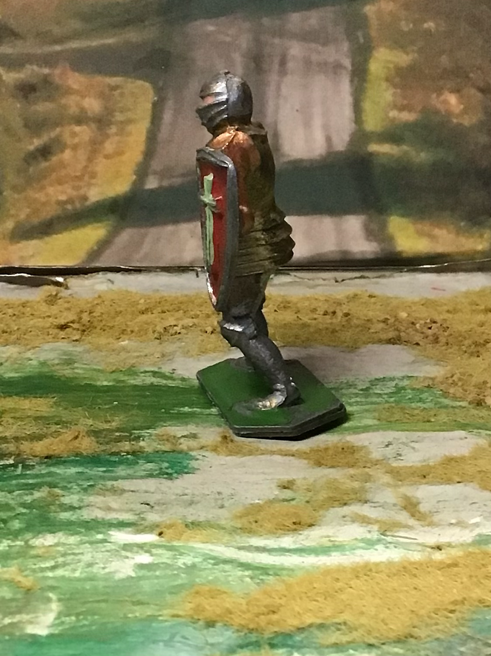 Thumbnail: Lone Star Plastic Knight with Sword and Shield 54mm