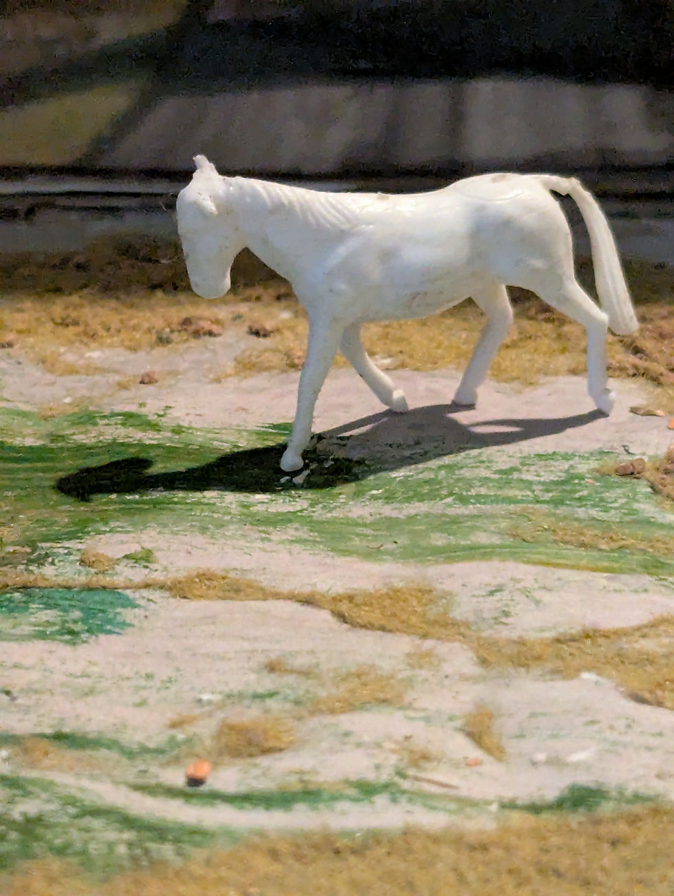 Thumbnail: Matchbox Transport Horses Made in England White Horse
