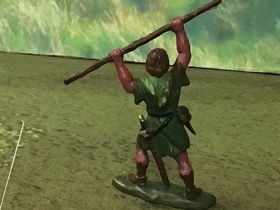 Thumbnail: Herald Series Little John 1/32 Scale Plastic Figures H88 Painted