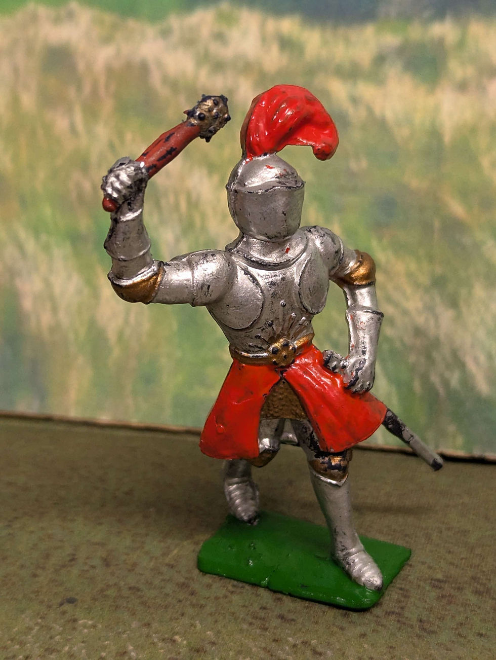 Thumbnail: Vintage Cherilea 60mm Foot Knights Various Figures Painted