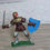 Thumbnail: Starlux 54mm Tall Hard Plastic Knight with Sword and Shield