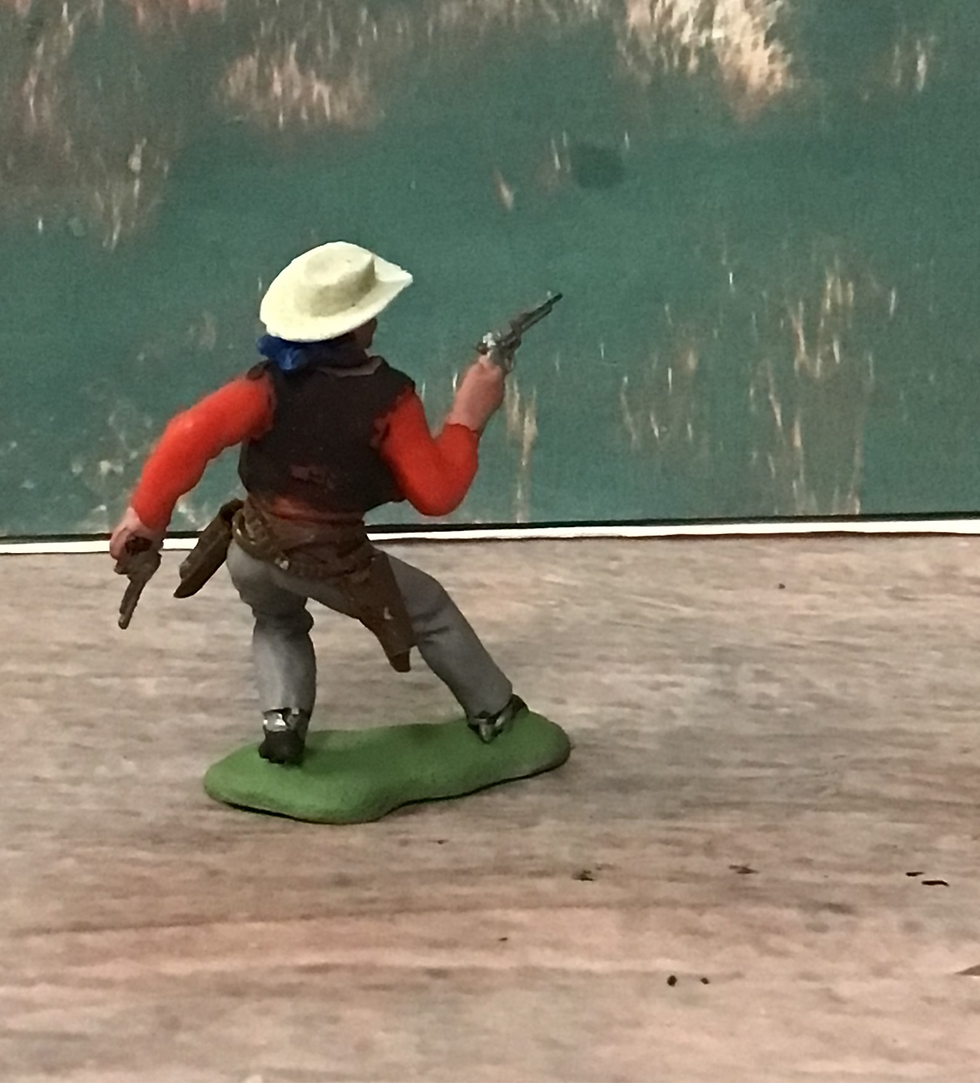 Thumbnail: Herald Swoppets  H653 Cowboy Two Guns 1958 - 1964