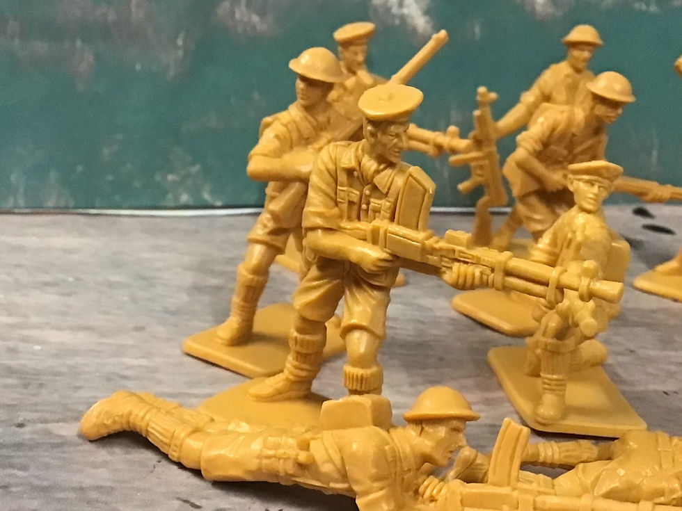 Thumbnail: DGN Plastic Figures 60mm WWII Desert British Infantry 13