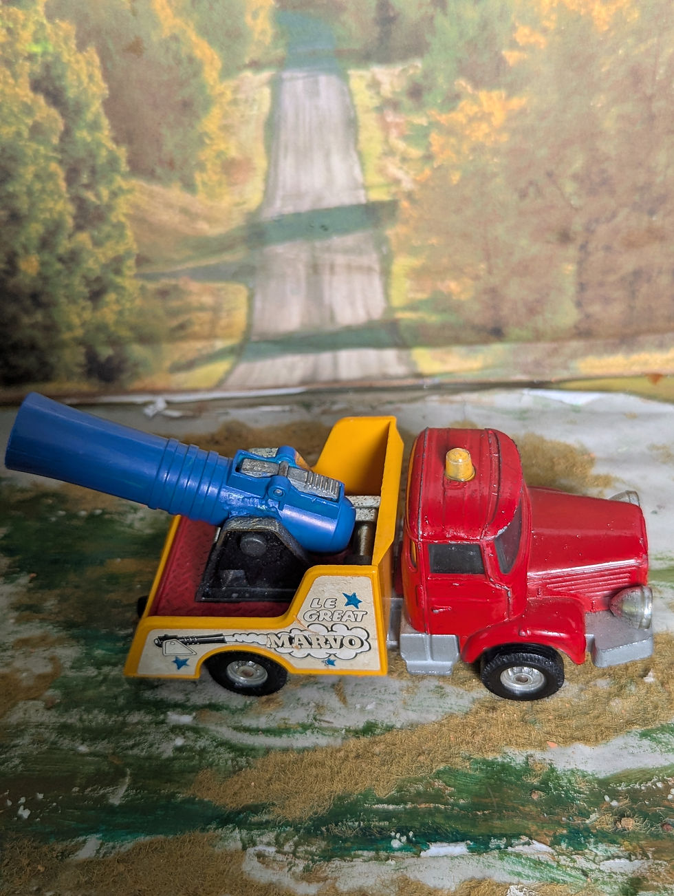 Thumbnail: Corgi Toys 1163 Berliet Circus Truck “Le Great Marvo” Human Cannon