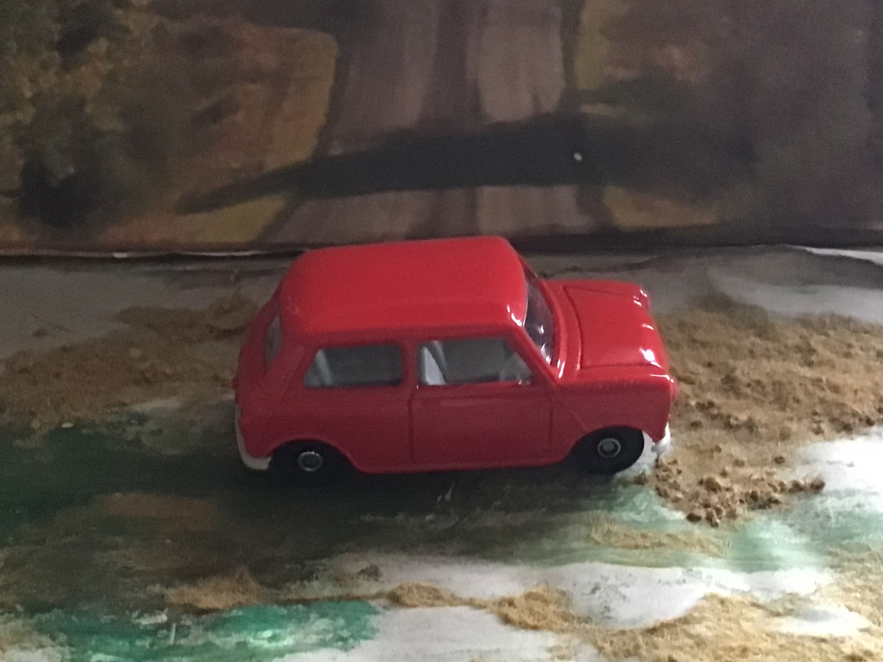 Corgi Austin Mini Red BOXED Made in Great Britain