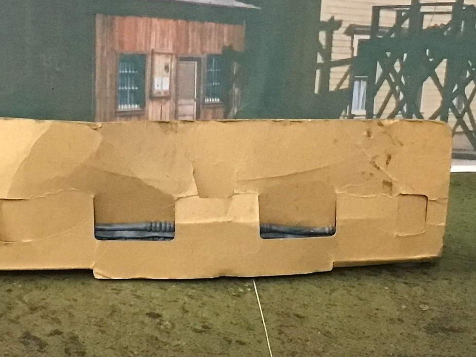 Thumbnail: Britain's Herald Hong Kong Plastic Wild West Trappers Canoe Carded